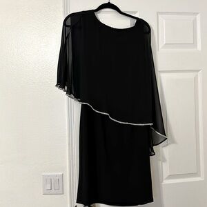 Black cocktail dress. Size large.